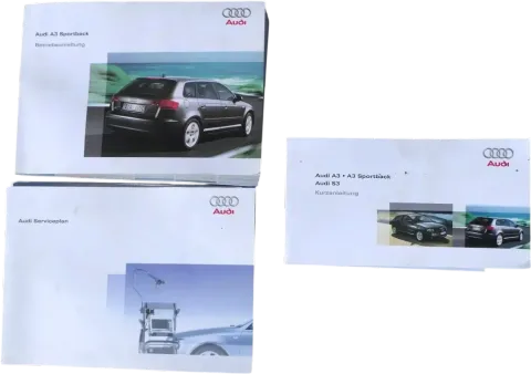 Audi A3 8P Bordbuch Bordmappe Bedienungsanleitung Anleitung Beschreibung