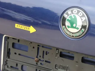 Skoda Octavia 1Z Kombi Avant hinten Heckklappe mit Scheibe blau LF5Q Klappe - Bild 4