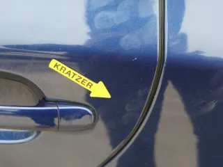 Skoda Octavia 1Z Kombi Tür hinten links blau LF5Q (ohneAnbauteile) - Bild 5
