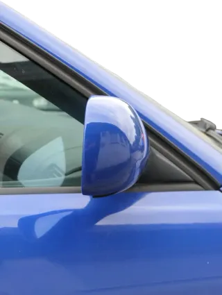 Audi A4 B5 Spiegel Außenspiegel rechts elektrisch blau LZ5M Glas Kappe - Bild 3