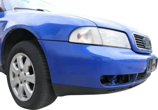 Audi A4 B5 Kombi + Limo Stoßstange vorne Frontstoßstange blau LZ5M Stoßfänger - Bild 11