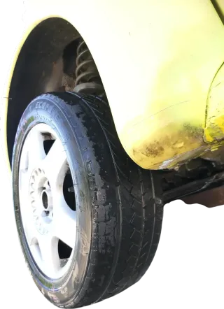 VW New Beetle 9C 1Y Kotflügel vorne links gelb LD1B 1C0821103H - Bild 5