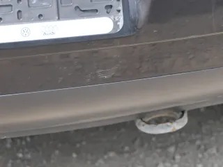 VW Polo 9N 9N3 Stoßstange Heckstoßstange hinten schwarz LC9Z Stoßfänger - Bild 4