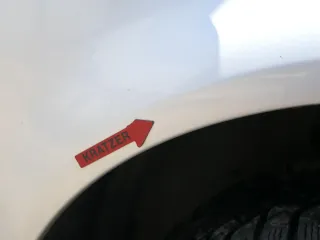 VW Golf 4 Kotflügel vorne rechts silber garu LA7W - Bild 12