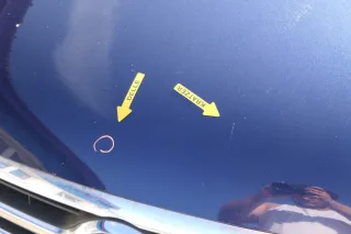 VW Tiguan 5N Motorhaube Klappe vorne vorn Haube blau LH5X - Bild 11