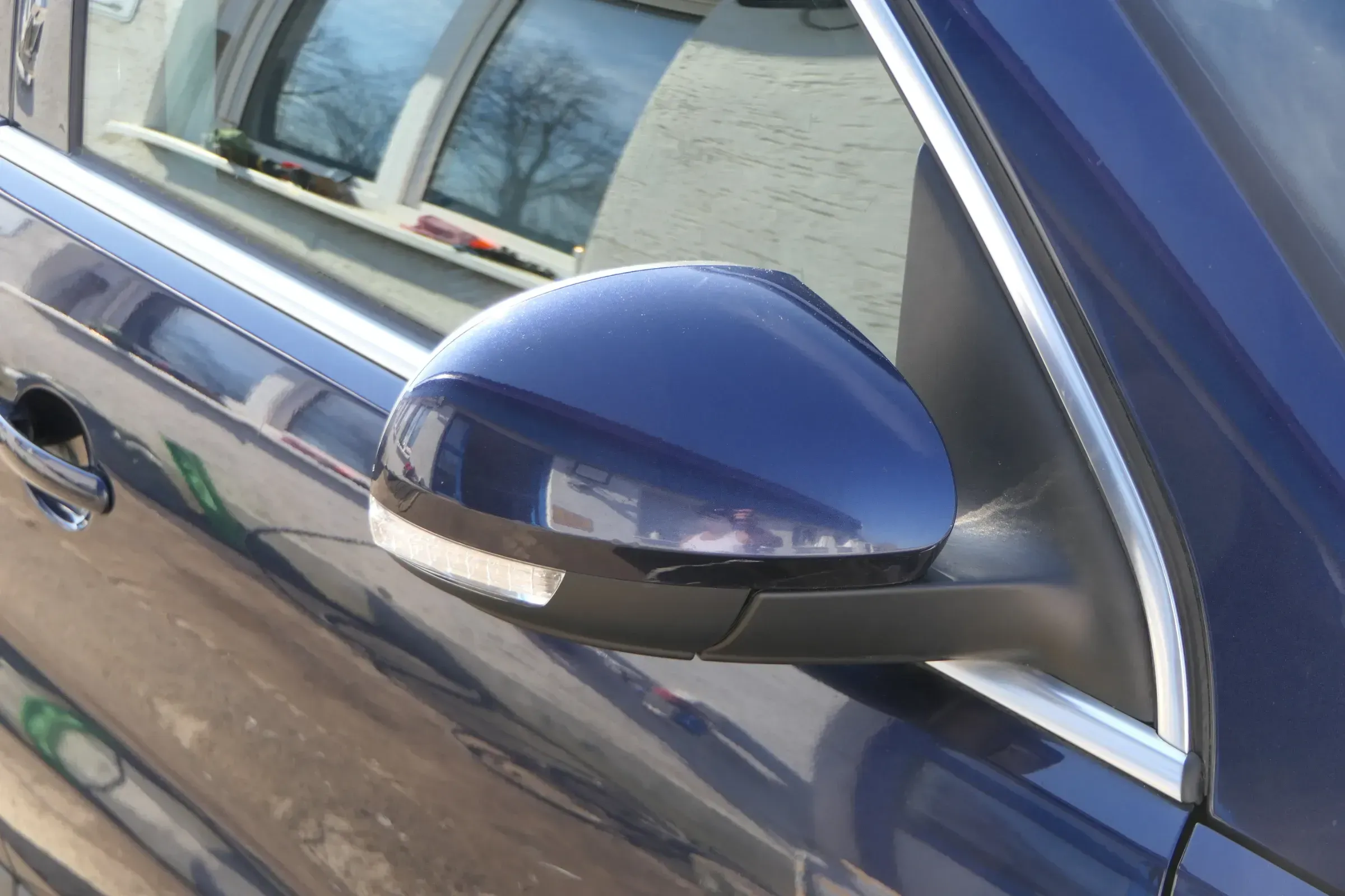 Tiguan 5N elektrischer Spiegel Außenspiegel rechts blau LH5X Blinker - Bild 1