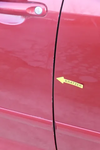 VW Golf Plus 5M Türblatt Tür vorne links Fahrertür rot LA3X  -Türblatt +Rahmen - Bild 5