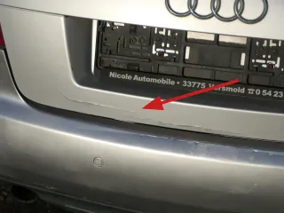 Audi A4 8H 8E Cabrio Heckklappe hinten Klappe silber LY7W Kofferraumklappe - Bild 3
