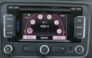 VW Passat 3C Golf Navi Navigationssystem 3C0035270 RNS 310 + Code - Bild 1