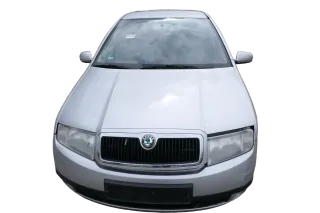 Skoda Fabia 6Y Motorhaube Klappe vorne silber grau LF7T mit Grill vorn - Bild 1