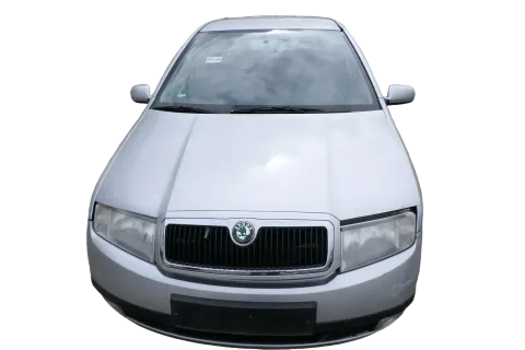 Skoda Fabia 6Y Motorhaube Klappe vorne silber grau LF7T mit Grill vorn