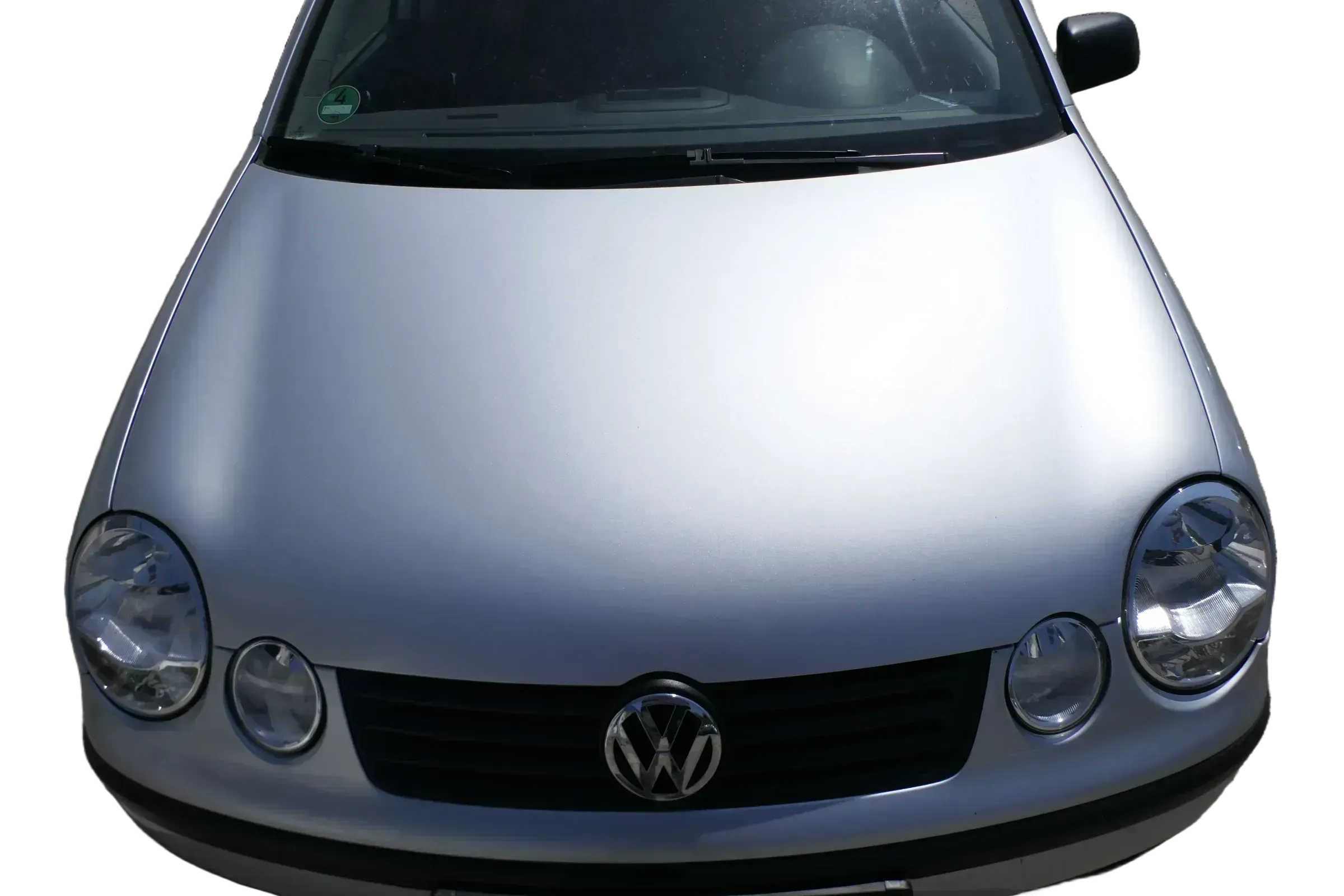 VW Polo 9N Motorhaube Klappe vorne silber grau LA7W reflexsilber bisca.Bj. 2004 - Bild 1