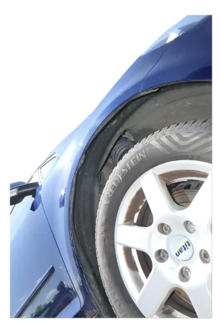 VW Golf Plus 5M1 Kotflügel vorne rechts schwarz LC9X - Bild 3