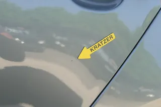 Golf 5 V 1K Tür Türrahmen hinten links 4/5-Türer grau grün LA6Q  -ohneAnbautei - Bild 4
