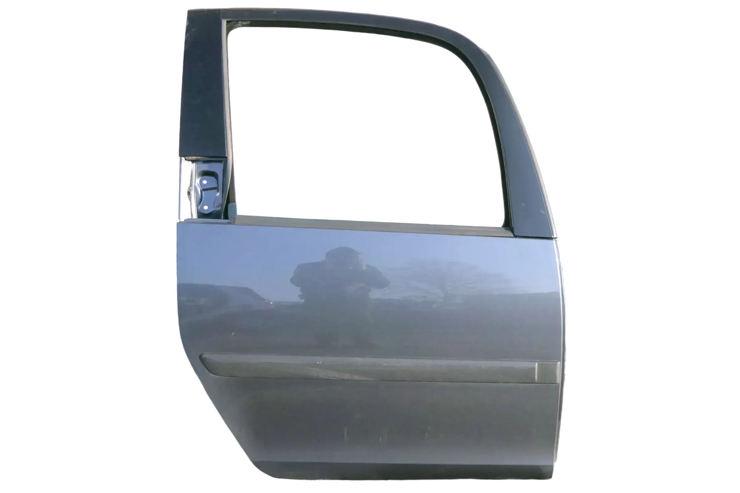 Skoda Roomster 5J Tür hinten rechts grau 9153 (ohne Anbauteile - mit Scheibe) - Bild 1