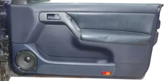 Golf 4 3 1E Cabrio 1E Türverkleidung Verkleidung Tür vorne rechts LEDER blau - Bild 2