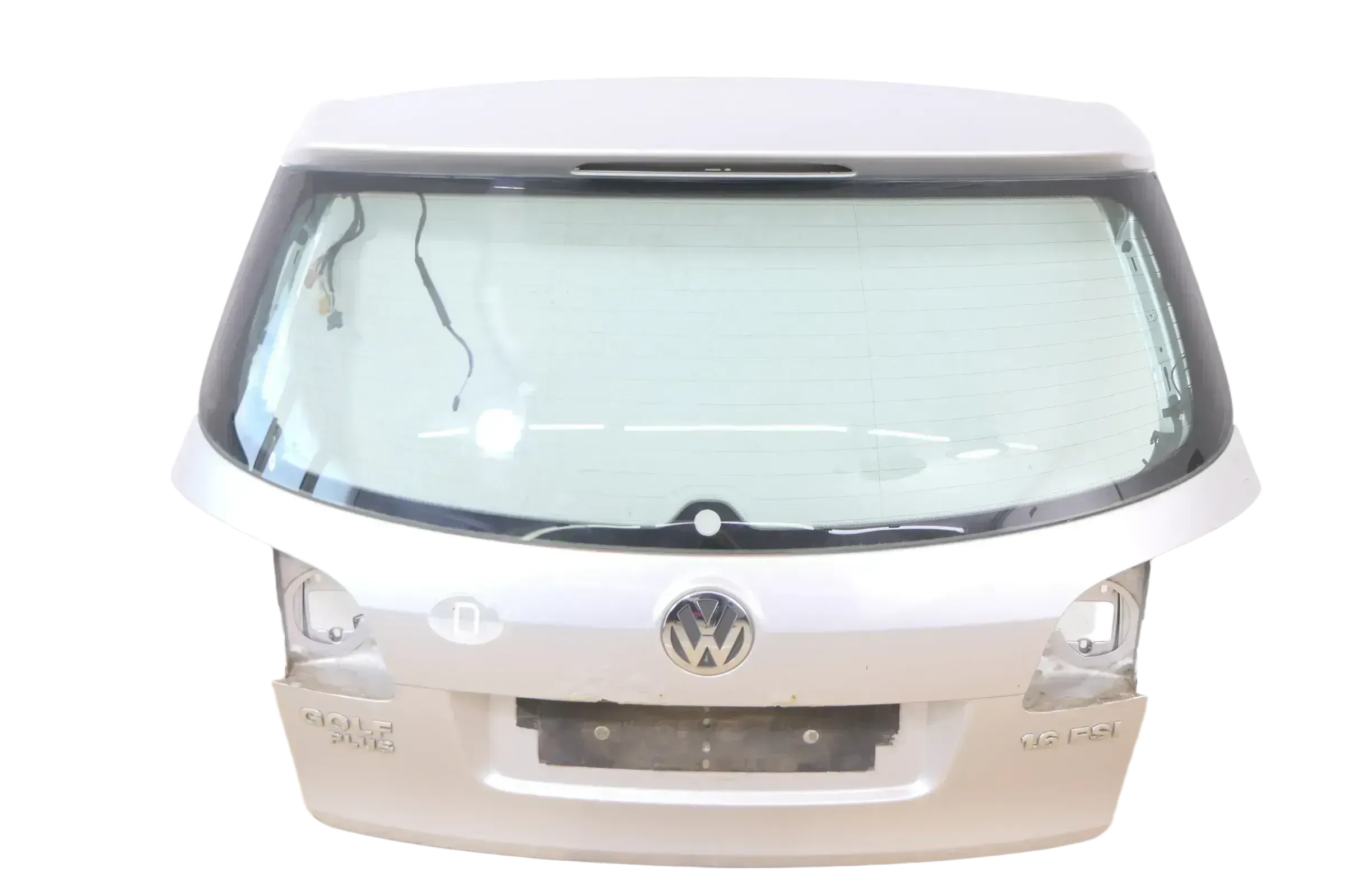 VW Golf Plus 5M Heckklappe hinten Kofferraumklappe Scheibe silber LA7W - ROST - Bild 1