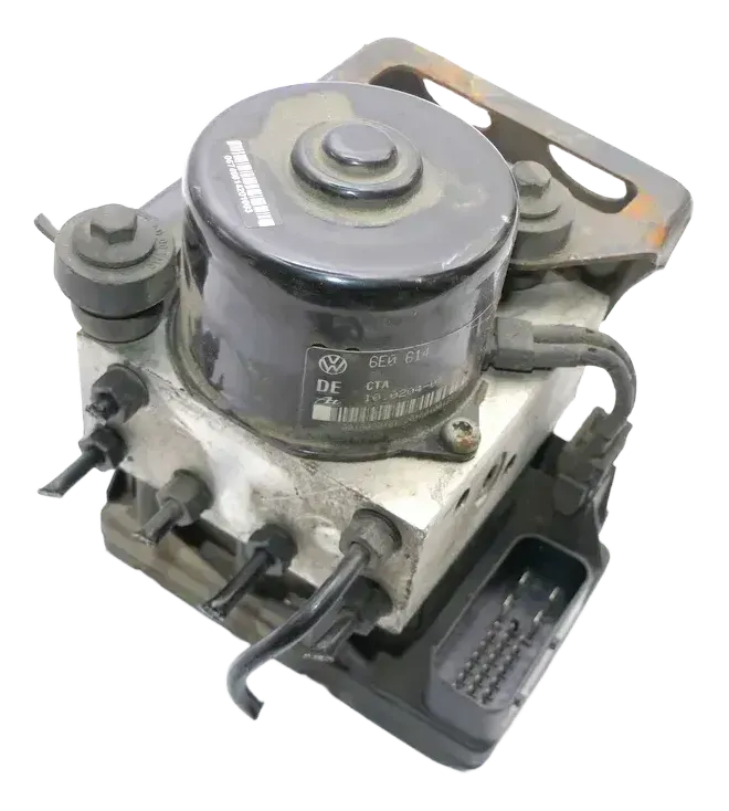 VW Lupo 3L 1,2 6E TDI ABS Steuergerät Hydraulikblock 6E0614117 6E0907379 - Bild 1