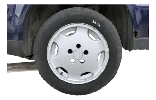 4x Audi A4 100 Alufelgen 195/65 R15 91T Winterreifen Reifen 3-6mm 441601025S - Bild 8
