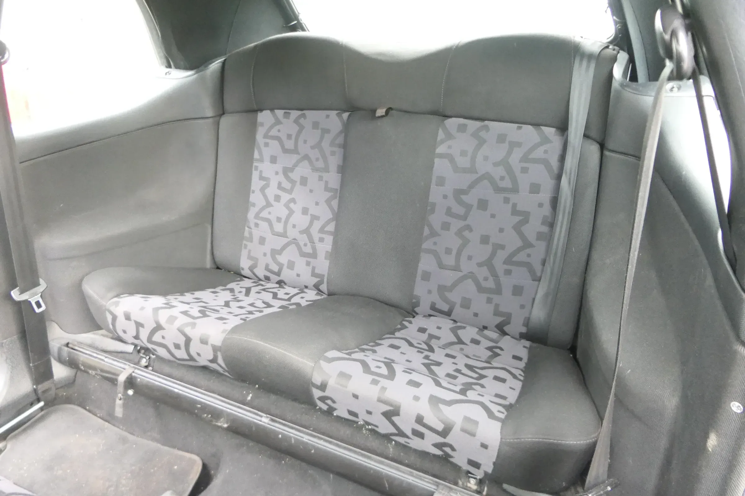 VW Golf 3+4 1E Cabrio Sitz Sitze hinten Rückbank Rücksitzbank schwarz - Bild 1