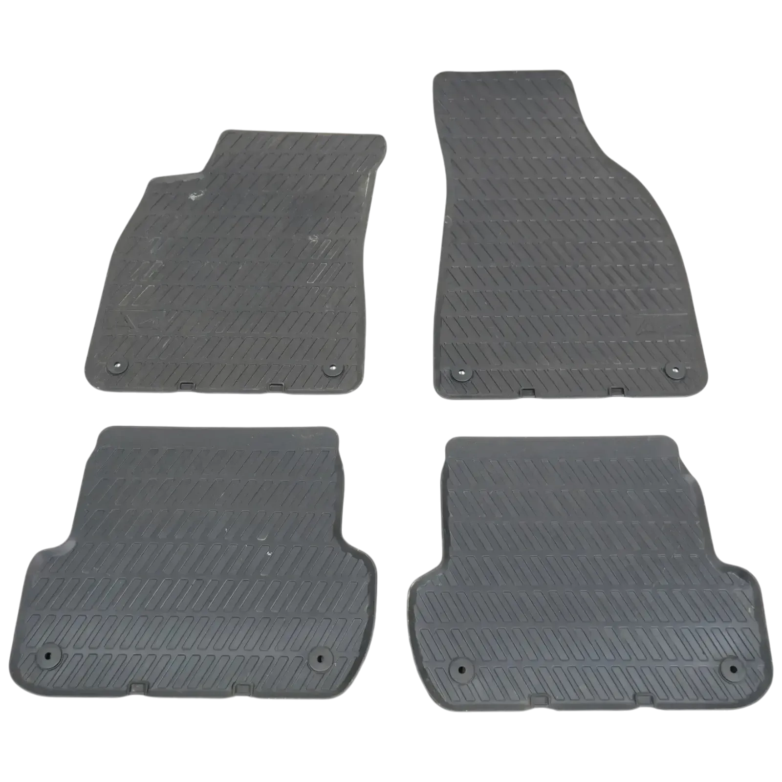 4x Original Audi A4 8E Fußmatten Fußmatte Gummi Gummimatten Gummimatte - Bild 1