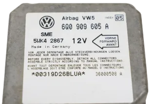 VW Golf 4 Bora Steuergerät Airbag Airbagsteuergerät 6Q0909605A Index 05 - Bild 3