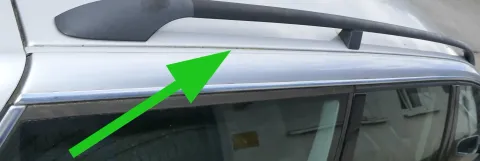 2x VW Passat 3B 3BG Dachleiste Leiste Dach silber LA7W Leiste Dachleiste rechts
