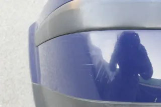 VW Passat 3B 3B5 Kombi Stoßstange hinten Heckstoßstange Stoßfänger blau LA5E - Bild 6
