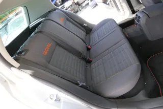 VW Golf 5 V Sitz Sitze hinten Rückbank Rücksitzbank 3 Punkt Lehne orange Goal - Bild 2