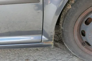 VW Bora Kotflügel vorne rechts grün grau LC7V - Bild 2