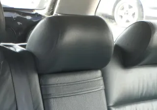 1x A4 B5 A6 4B Kopfstütze hinten Mitte Leder grün lago Buffalino - Bild 1