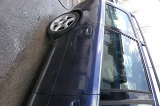 Audi A6 4B C5 Tür Türblatt hinten rechts blau LZ5T mit Rahmen - Bild 2