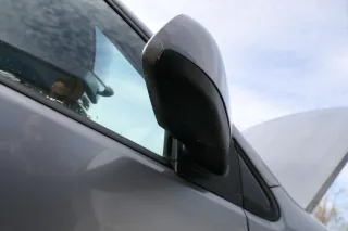VW Polo 9N 9N3 manueller Spiegel Außenspiegel rechts vorne grau LD7W - Bild 3