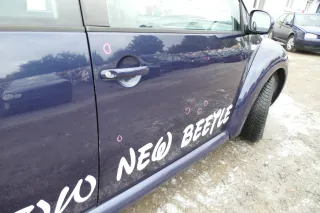 VW New Beetle 1C 9C Tür vorne rechts Beifahrertür blau LG5T -OHNE Anbauteil - Bild 4