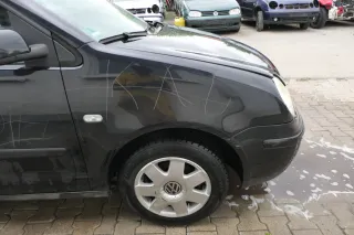VW Polo 9N Kotflügel vorne rechts schwarz LC9Z - Bild 1