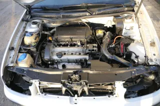 VW Golf 4 1J Stoßstange vorne Stoßfänger vorn silber LB7Z - Bild 6
