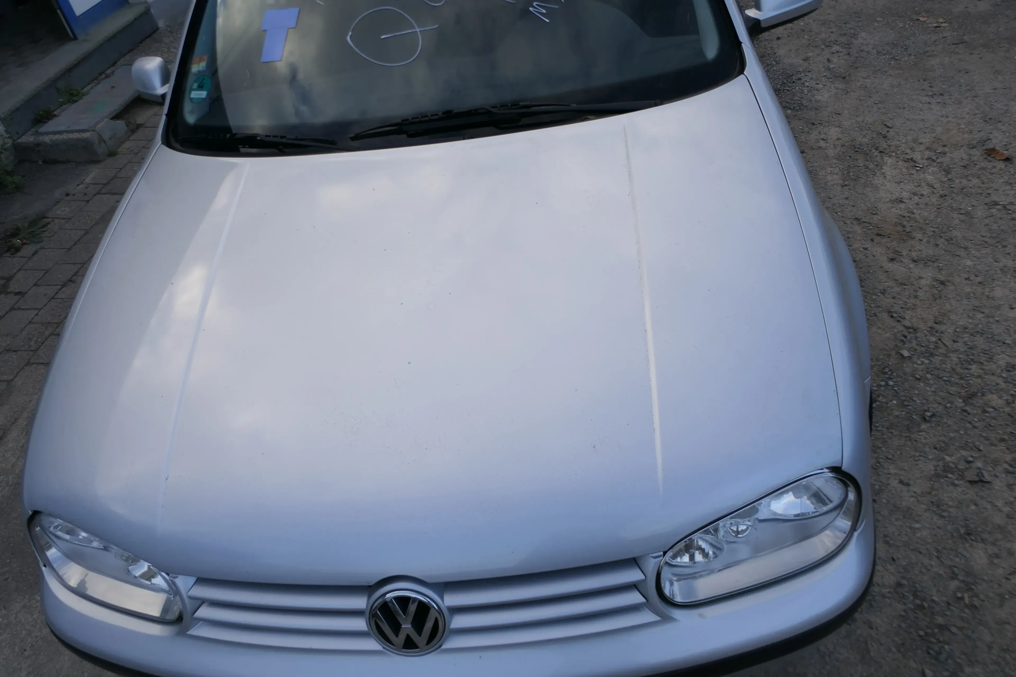 VW Golf 4 Motorhaube Haube Klappe vorne silber grau LA7W grau reflexsilber - Bild 1