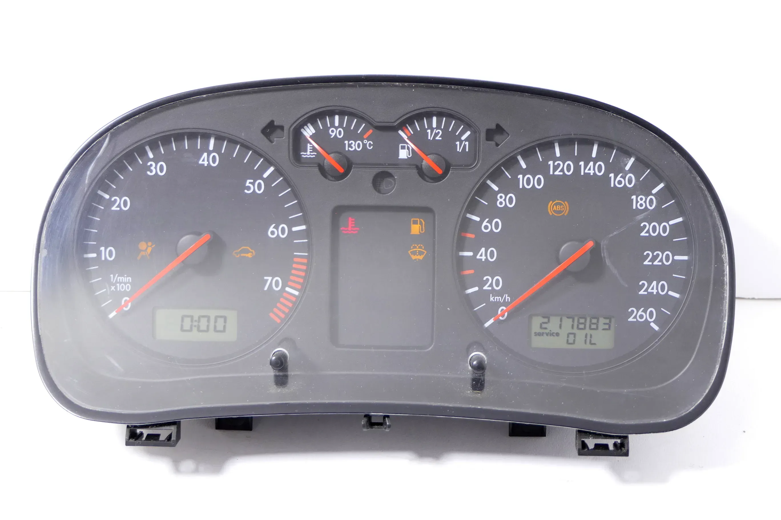 VW Golf 4 Bora Tacho Tachometer Kombiinstrument 1J0919860D 217.000km - Bild 1