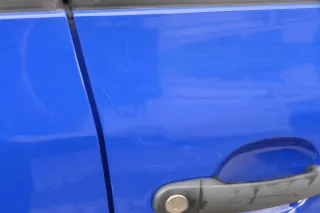 Fabia 5J Kombi + Limo Tür vorne rechts Beifahrertür blau LF5K - ohne Anbauteile - Bild 5