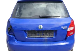 Skoda Fabia 5J Limousine Schrägheck Heckklappe hinten mit Scheibe blau LF5K - Bild 8