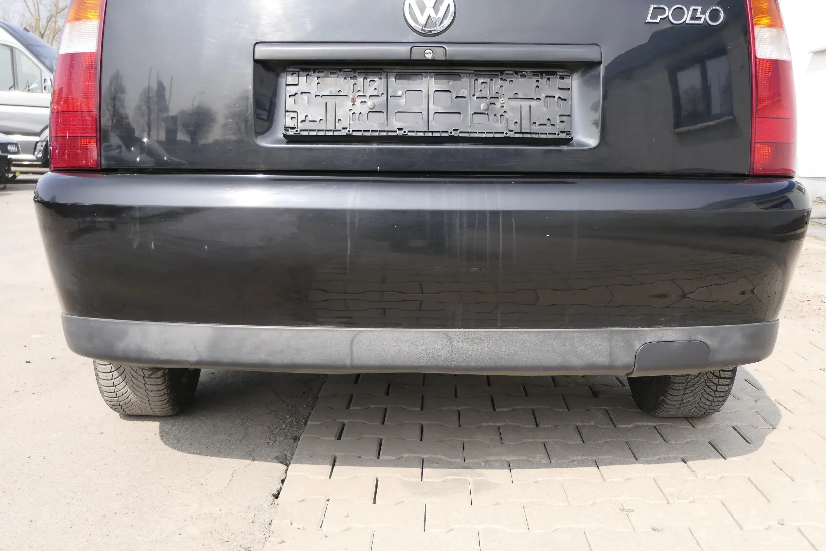 VW Polo Kombi Variant Stoßstange hinten Heckstoßstange schwarz L041 - Bild 1