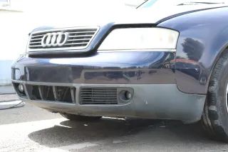 Audi A6 4B Frontstoßstange Stoßstange vorn vorne Stoßfänger blau LZ5L - Bild 4