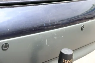 Audi A6 4B Limousine Stoßstange hinten Heckstoßstange Stoßfänger blau LZ5L PDC n - Bild 5