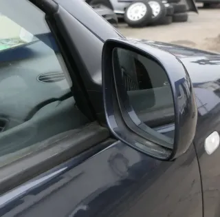 VW Golf 4 Bora elektrischer Spiegel vorne rechts Außenspiegel blau grau LC5F blu - Bild 2