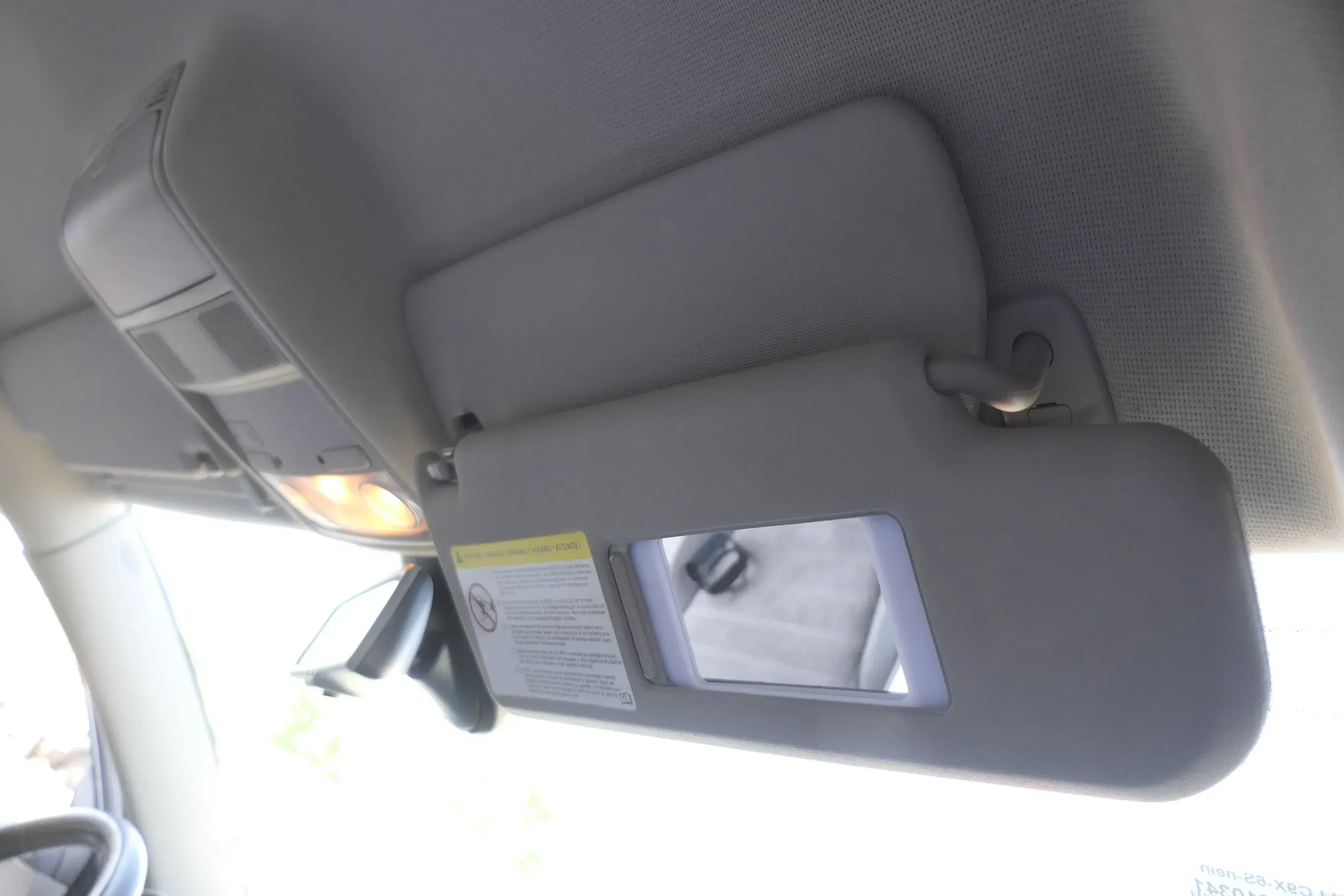 VW Passat 3C B6 Sonnenblende Doppelt latte macchiato rechts 3C0857552AC26T braun - Bild 1