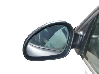 Seat Ibiza 6L mechanischer manuell Spiegel Außenspiegel links schwarz matt blac - Bild 5