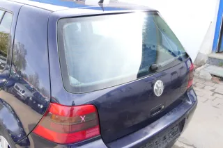 VW Golf 4 Limousine Heckklappe Kofferraumklappe Klappe hinten blau LC5H -ohneAnb - Bild 3