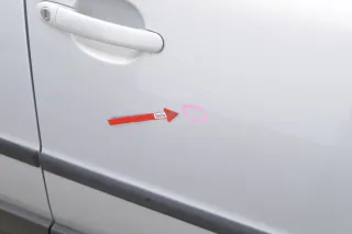 VW Passat 3B 3BG Kombi + Limo Tür vorne rechts Beifahrertür grau silber LB7Z - Bild 4