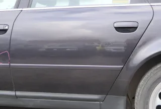 Audi A6 4B C5 Tür Türblatt hinten links nur Türblatt blau lila LZ4V - Bild 1