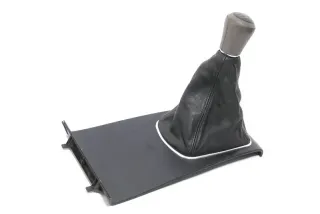 Audi A6 4B Schaltknauf Schaltsack Schaltknüppel original 5-Gang Leder - Bild 4